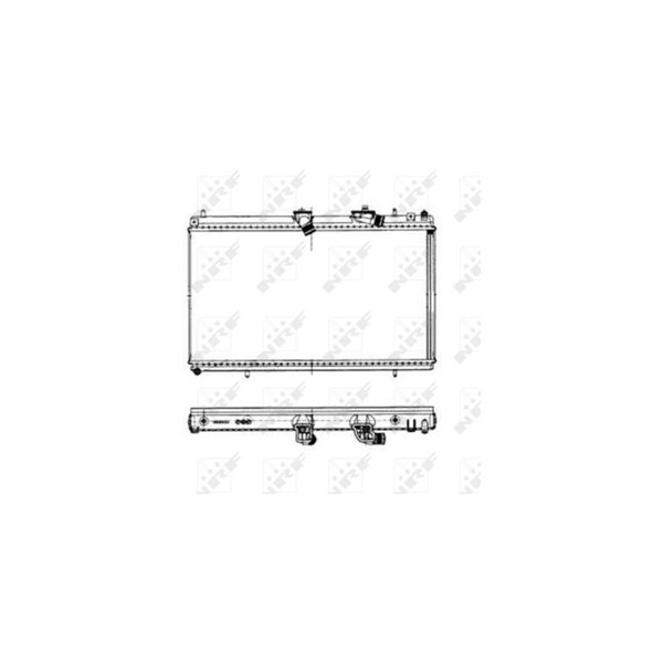 Kylare, motorkylning Nrf 50443 NRF Kylare, motorkylning Nrf 50443 NRF