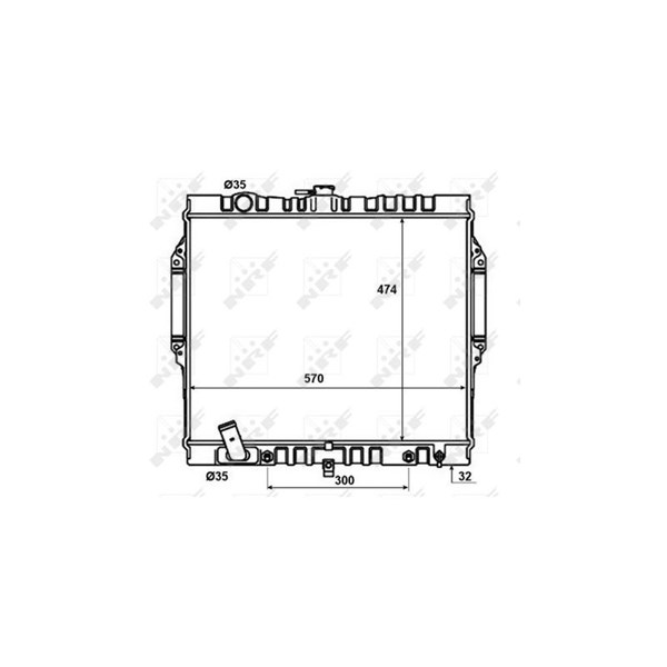 Kylare, motorkylning Nrf 50449 NRF Kylare, motorkylning Nrf 50449 NRF