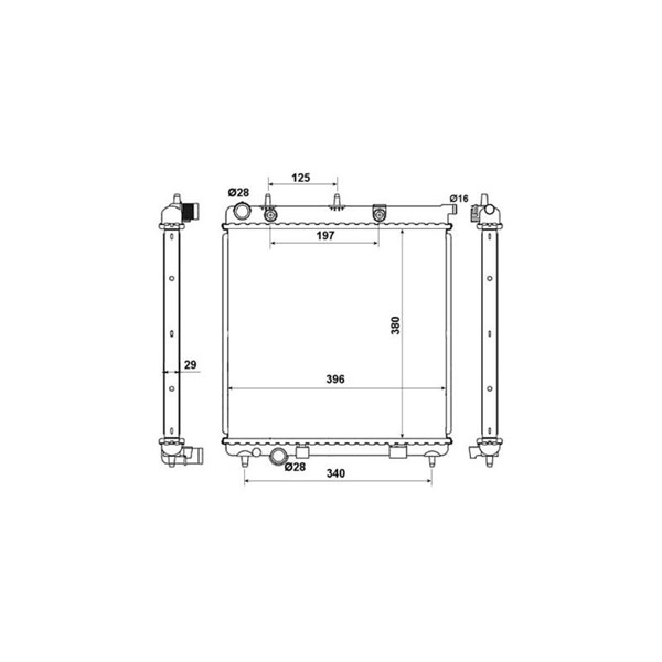 Kylare, motorkylning Nrf 50467 NRF Kylare, motorkylning Nrf 50467 NRF