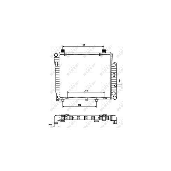 Kylare, motorkylning Nrf 50533 NRF Kylare, motorkylning Nrf 50533 NRF