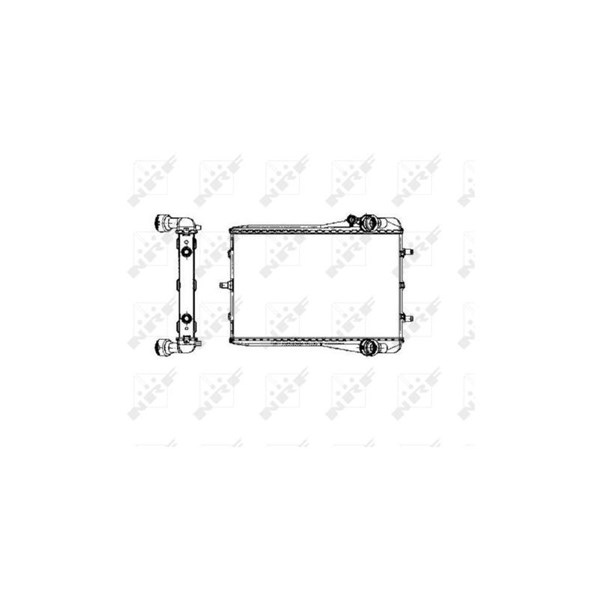 Kylare, motorkylning, Höger Nrf 50549 NRF