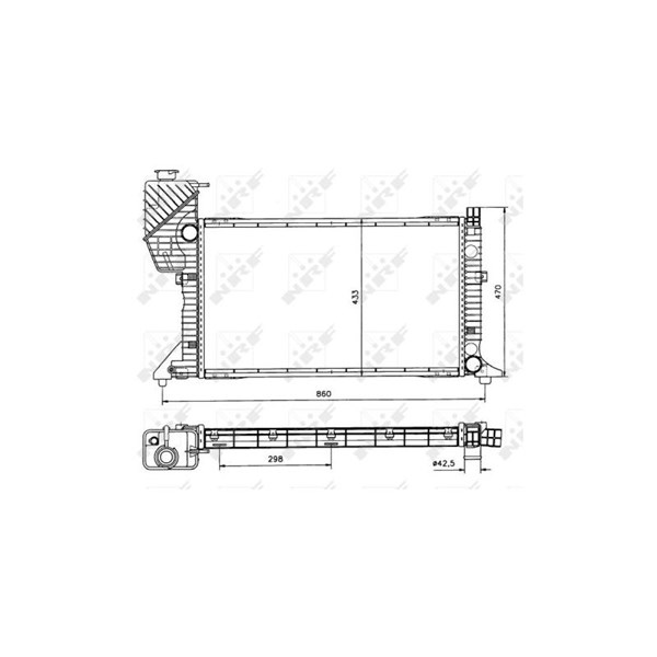 Kylare, motorkylning Nrf 50557 NRF Kylare, motorkylning Nrf 50557 NRF