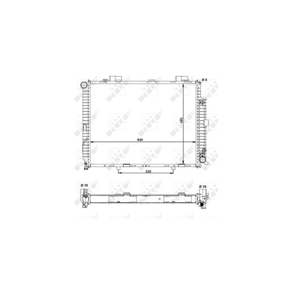 Kylare, motorkylning Nrf 50575 NRF Kylare, motorkylning Nrf 50575 NRF