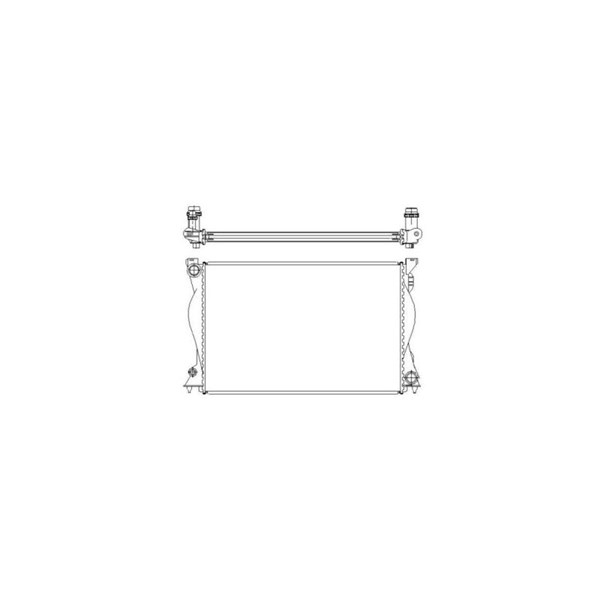 Kylare, motorkylning Nrf 50597 NRF Kylare, motorkylning Nrf 50597 NRF