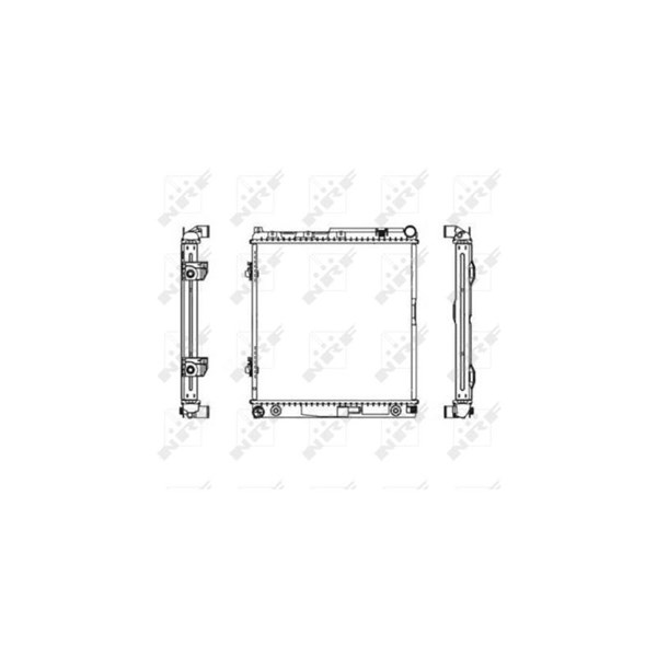 Kylare, motorkylning Nrf 506575 NRF