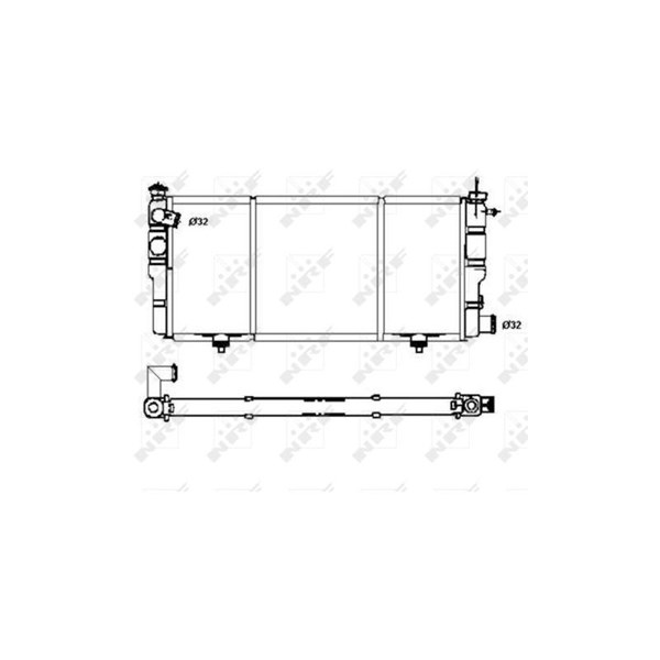 Kylare, motorkylning Nrf 507120 NRF Kylare, motorkylning Nrf 507120 NRF