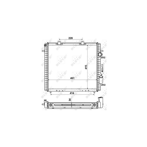 Kylare, motorkylning Nrf 507359 NRF Kylare, motorkylning Nrf 507359 NRF