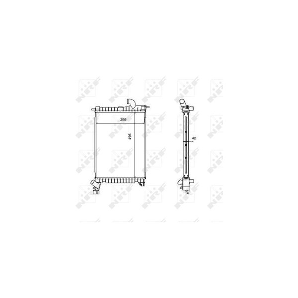 Kylare, motorkylning Nrf 507527 NRF Kylare, motorkylning Nrf 507527 NRF