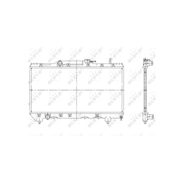 Kylare, motorkylning Nrf 507590 NRF Kylare, motorkylning Nrf 507590 NRF