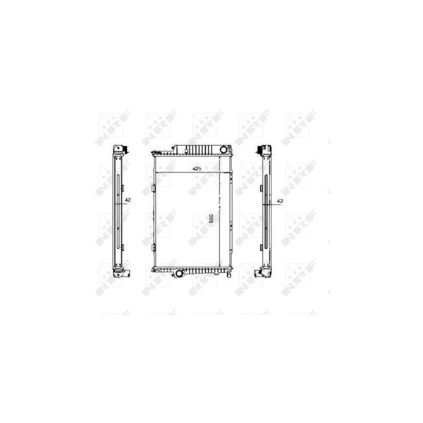 Kylare, motorkylning Nrf 507620 NRF Kylare, motorkylning Nrf 507620 NRF