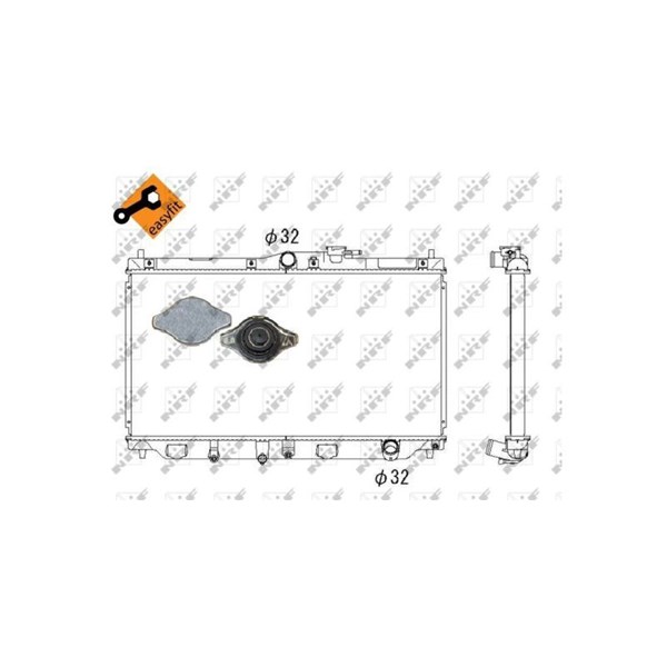 Kylare, motorkylning Nrf 507728 NRF Kylare, motorkylning Nrf 507728 NRF