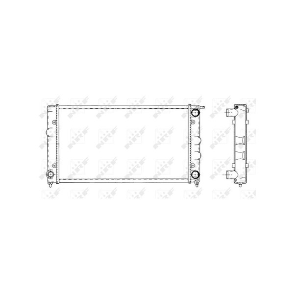 Kylare, motorkylning Nrf 509501 NRF Kylare, motorkylning Nrf 509501 NRF