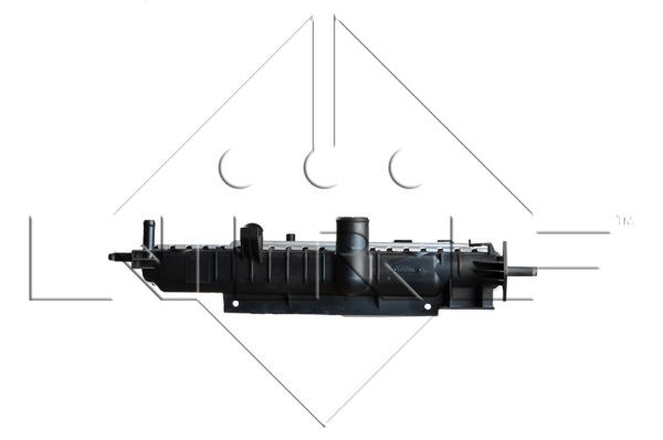 Kylare, motorkylning Nrf 509516 NRF