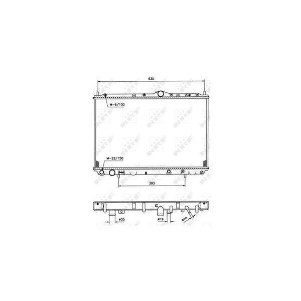 Kylare, motorkylning Nrf 509518 NRF Kylare, motorkylning Nrf 509518 NRF