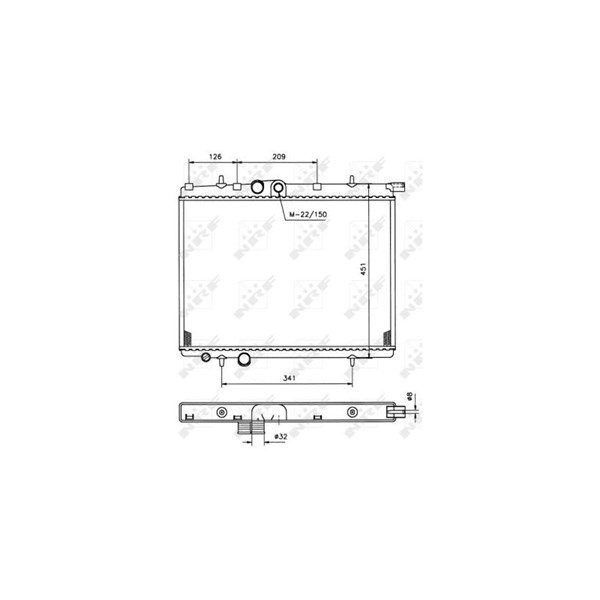 Kylare, motorkylning Nrf 509525 NRF Kylare, motorkylning Nrf 509525 NRF