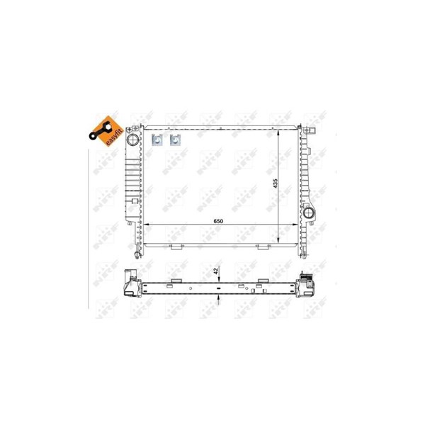 Kylare, motorkylning Nrf 509589 NRF Kylare, motorkylning Nrf 509589 NRF