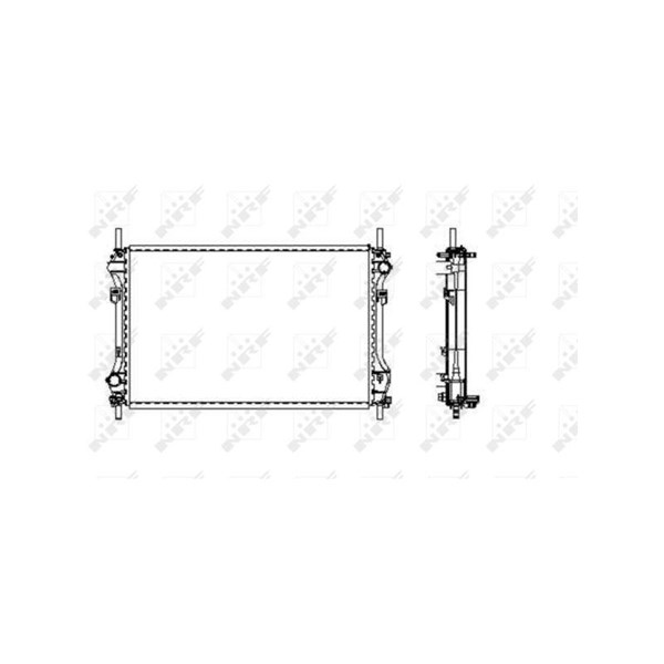 Kylare, motorkylning Nrf 509696 NRF Kylare, motorkylning Nrf 509696 NRF