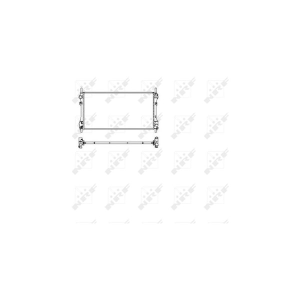 Kylare, motorkylning Nrf 509697 NRF Kylare, motorkylning Nrf 509697 NRF