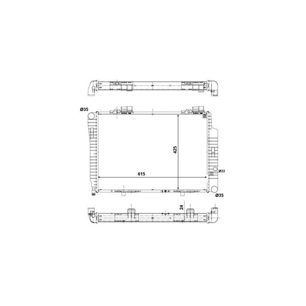 Kylare, motorkylning Nrf 51284 NRF Kylare, motorkylning Nrf 51284 NRF