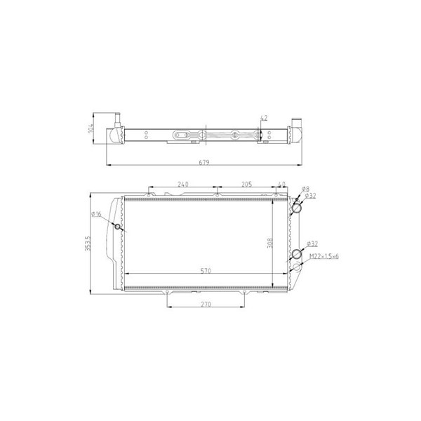 Kylare, motorkylning Nrf 51311 NRF Kylare, motorkylning Nrf 51311 NRF