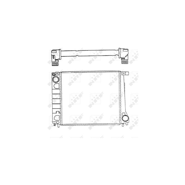 Kylare, motorkylning Nrf 51349 NRF