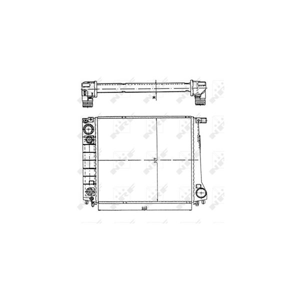 Kylare, motorkylning Nrf 51350 NRF Kylare, motorkylning Nrf 51350 NRF