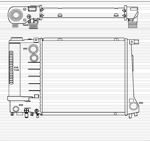 Kylare, motorkylning Nrf 51354 NRF Kylare, motorkylning Nrf 51354 NRF