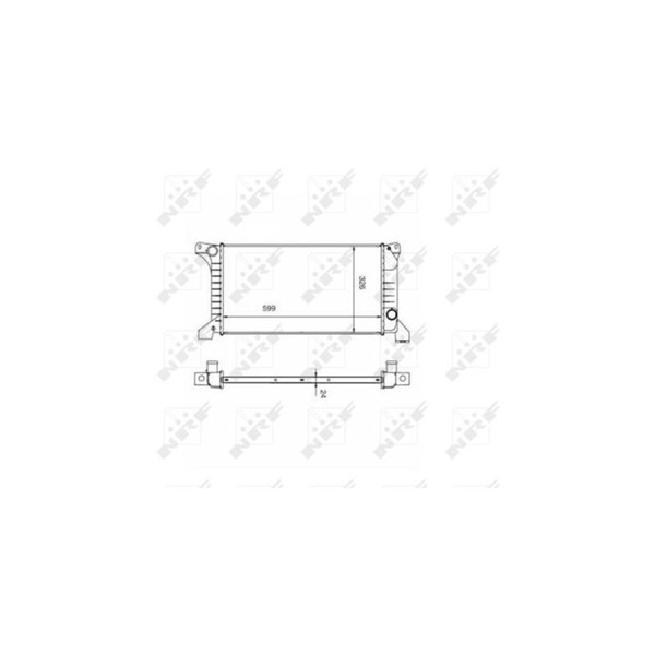 Kylare, motorkylning Nrf 516212 NRF Kylare, motorkylning Nrf 516212 NRF