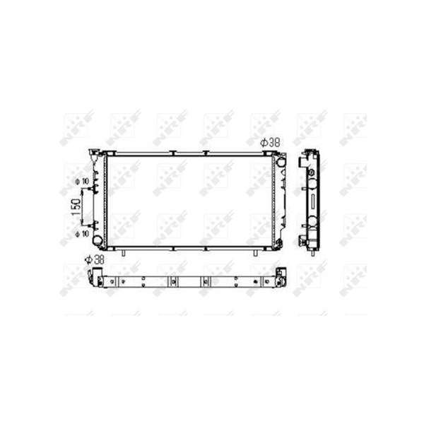 Kylare, motorkylning Nrf 516671 NRF Kylare, motorkylning Nrf 516671 NRF