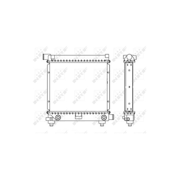 Kylare, motorkylning Nrf 517662 NRF Kylare, motorkylning Nrf 517662 NRF