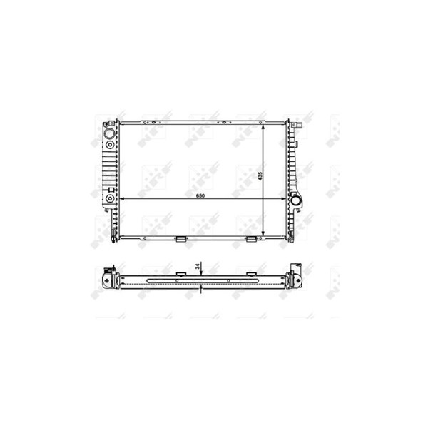 Kylare, motorkylning Nrf 519588 NRF Kylare, motorkylning Nrf 519588 NRF