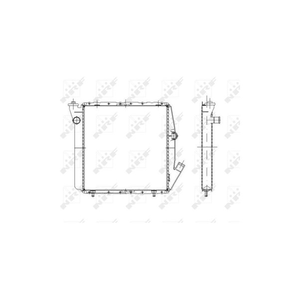 Kylare, motorkylning Nrf 52026 NRF