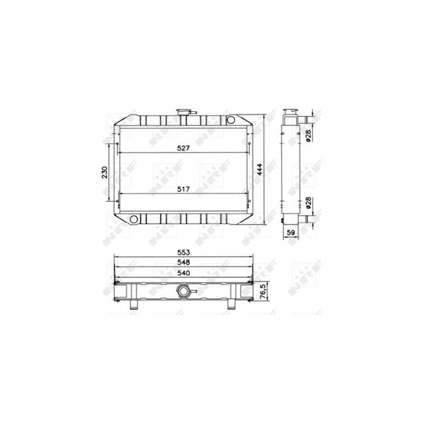 Kylare, motorkylning Nrf 52048 NRF Kylare, motorkylning Nrf 52048 NRF