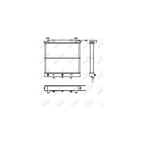 Kylare, motorkylning Nrf 52129 NRF Kylare, motorkylning Nrf 52129 NRF