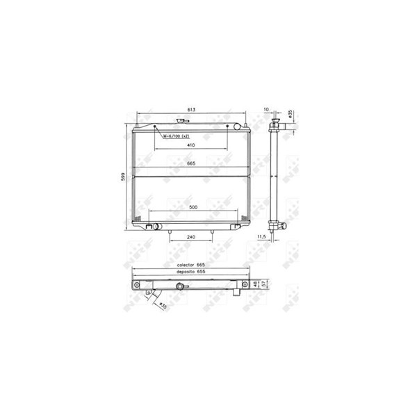 Kylare, motorkylning Nrf 52238 NRF Kylare, motorkylning Nrf 52238 NRF
