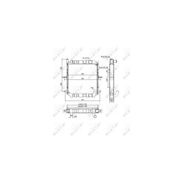 Kylare, motorkylning Nrf 52244 NRF Kylare, motorkylning Nrf 52244 NRF