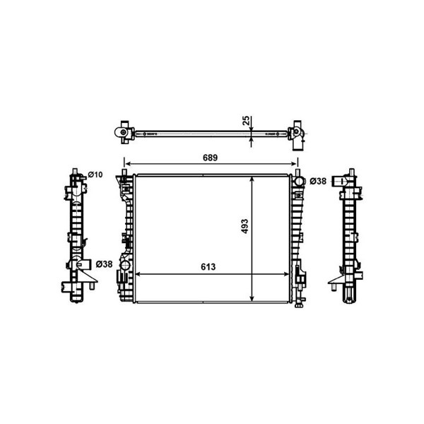 Kylare, motorkylning Nrf 53020 NRF Kylare, motorkylning Nrf 53020 NRF
