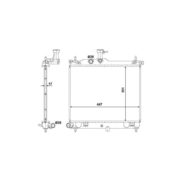 Kylare, motorkylning Nrf 53029 NRF Kylare, motorkylning Nrf 53029 NRF