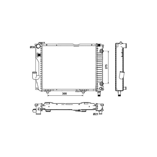 Kylare, motorkylning Nrf 53030 NRF