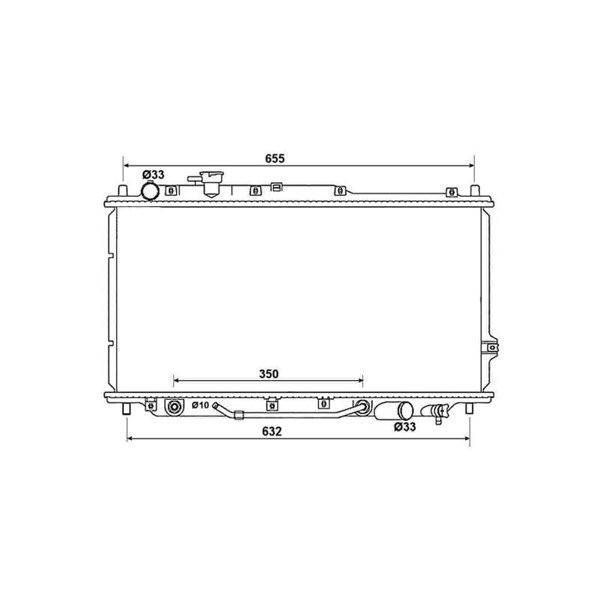 Kylare, motorkylning Nrf 53033 NRF Kylare, motorkylning Nrf 53033 NRF