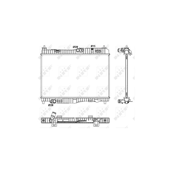 Kylare, motorkylning Nrf 53044 NRF Kylare, motorkylning Nrf 53044 NRF