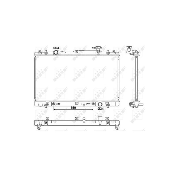 Kylare, motorkylning Nrf 53063 NRF Kylare, motorkylning Nrf 53063 NRF