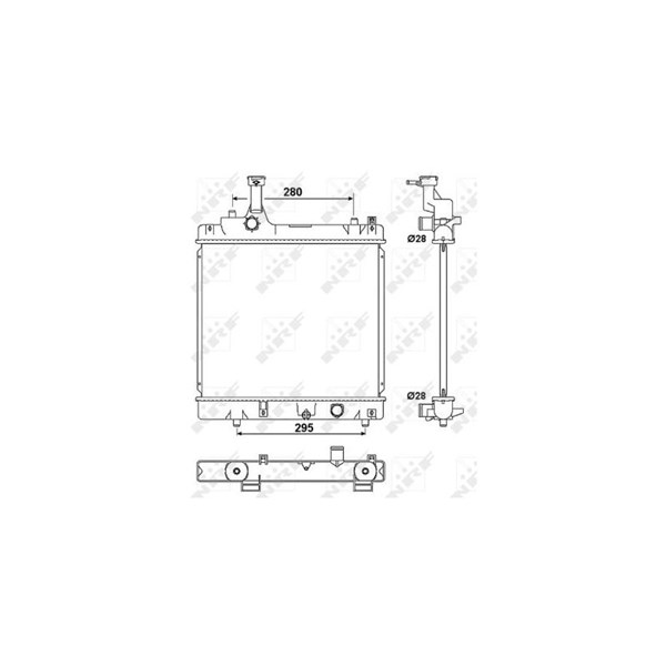 Kylare, motorkylning Nrf 53078 NRF Kylare, motorkylning Nrf 53078 NRF