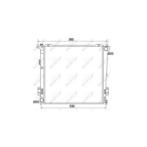 Kylare, motorkylning Nrf 53109 NRF Kylare, motorkylning Nrf 53109 NRF