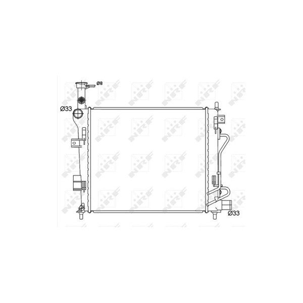 Kylare, motorkylning Nrf 53147 NRF Kylare, motorkylning Nrf 53147 NRF