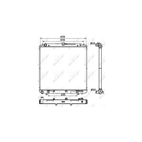 Kylare, motorkylning Nrf 53179 NRF Kylare, motorkylning Nrf 53179 NRF