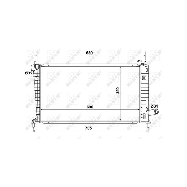 Kylare, motorkylning Nrf 53189 NRF Kylare, motorkylning Nrf 53189 NRF