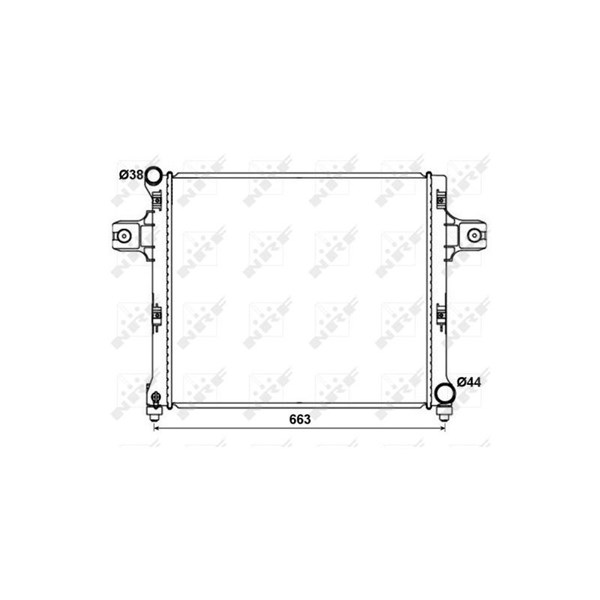 Kylare, motorkylning Nrf 53191 NRF Kylare, motorkylning Nrf 53191 NRF