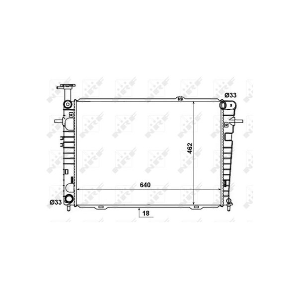 Kylare, motorkylning Nrf 53192 NRF Kylare, motorkylning Nrf 53192 NRF