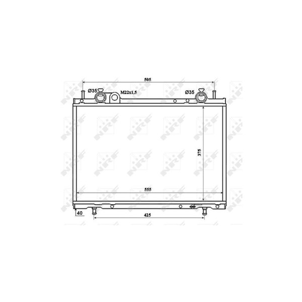 Kylare, motorkylning Nrf 53201 NRF Kylare, motorkylning Nrf 53201 NRF